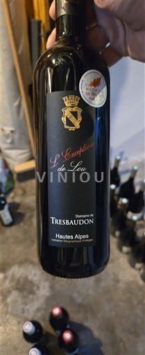 Provence, hạ lưu Rhône, Corse Hautes-Alpes Domaine Tresbaudon L'Exception de Lou 2023