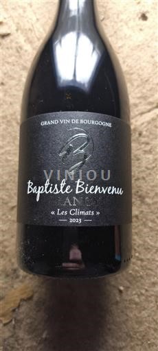 Burgundi Bourgogne Baptiste Bienvenu Les Climats 2023