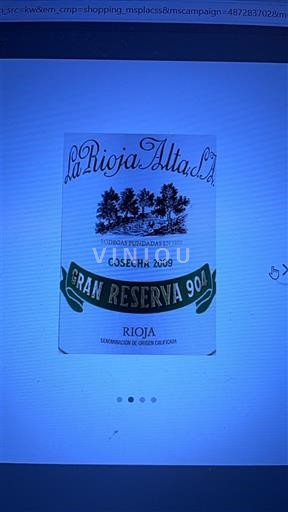 La Rioja Rioja La Rioja Alta Gran Reserva 904 2011