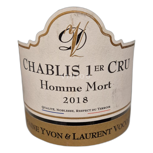 Bourgondië Chablis Premier Cru Domaine Yvon & Laurent Vocoret Homme Mort 2018