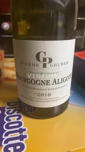 Bourgogne Bourgogne Aligoté Pierre Gruber 2018