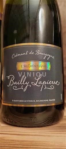Borgoña Crémant de Borgoña Bailly Lapierre L'Authentique Sin añada