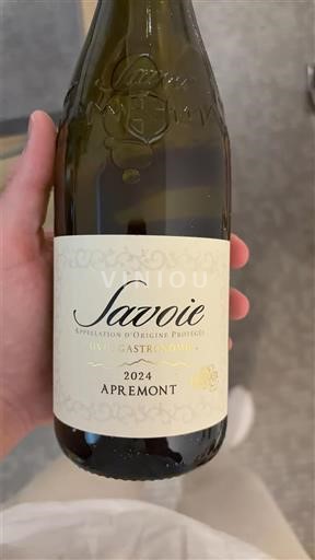 Savoie ja Bugey Apremont Savoie Vins de Gastronomie 2024