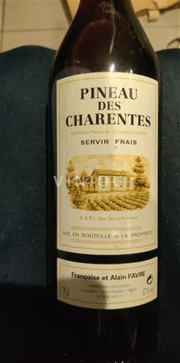Poitou-Charentes Pineau des Charentes E.A.R.L. des Deux Fermes Neleten.