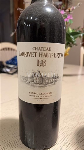 Bordeaux Pessac-Léognan Château Larrivet Haut-Brion 2015