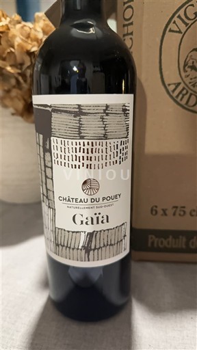 Südwestfrankreich Côtes de Gascogne Château Pouey Gaïa Ohne Jahrgang