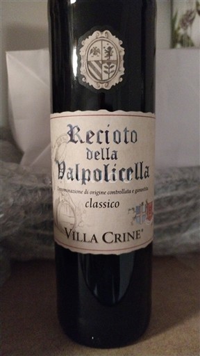 Vénétie Recioto della Valpolicella Villa Crine classico Non Millésimé