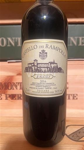 Toscana Chianti Castello dei Rampolla d'Alceo 2016