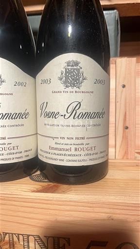 Burgund Vosne-Romanée Emmanuel Rouget 2003