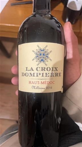 Bordeaux Haut-Médoc La Croix Dompierre 2016