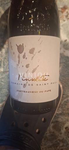 Thung lũng Rhône Châteauneuf-du-pape Domaine Saint Paul L'insolite 2019