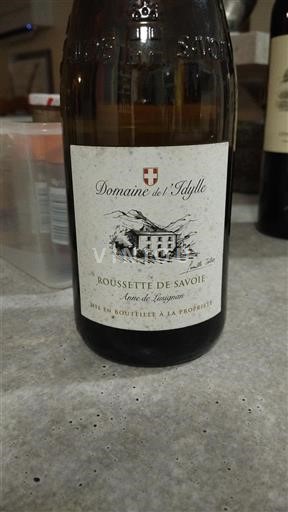 Savoie and Bugey Roussette de Savoie Domaine L'Idylle de l'Ainegon Non-Vintage