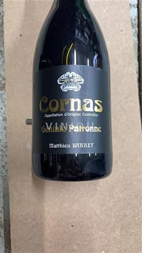 Rhônen laakso Cornas Domaine du Coulet Géniale Patronne 2020