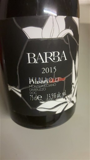 Abruzzo Montepulciano d'Abruzzo Barba i Vasari Old Vines 2015