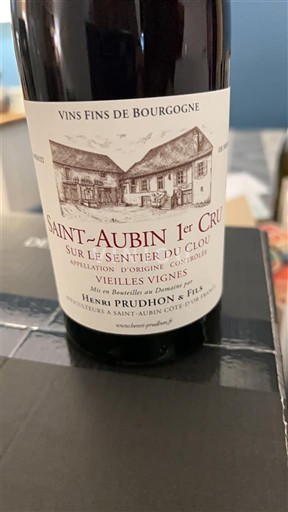 Bourgondië Saint-Aubin Premier Cru Henri Prudhon & Fils Sur le Sentier du Clou Vieilles Vignes 2021