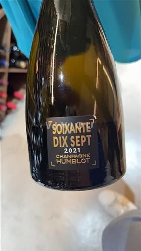 Champagne Champagne Humblot Soixante Dix Sept 2021
