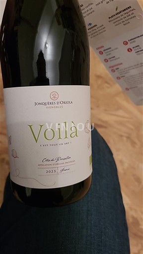 Roussillon Côtes-du-Roussillon Jonquères Oriola Voilà 2023