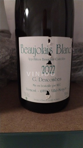 Beaujolais Non specificato G. Descombes 2022