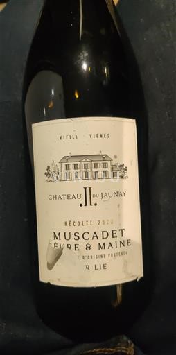 Loiren laakso Muscadet-sèvre-et-maine Château Jaunay Vieilles Vignes 2020