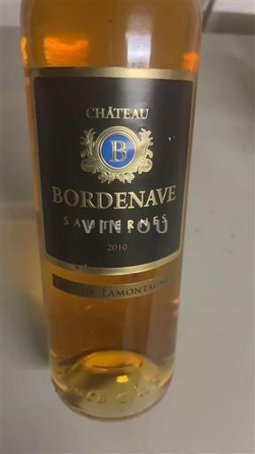 Bordeaux Sauternes Château Bordenave 2010