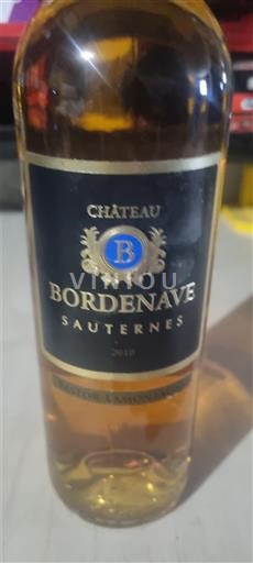 Bordeaux Sauternes Château Bordenave 2010