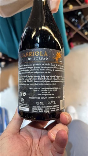 Aragon Campo de Borja Borsao Cabriola 2019