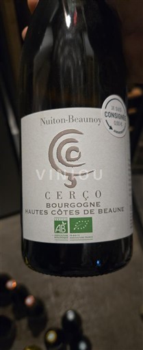 Burgundi Beaunen Ylämaat Nuiton-Beaunoy Cerço 2023