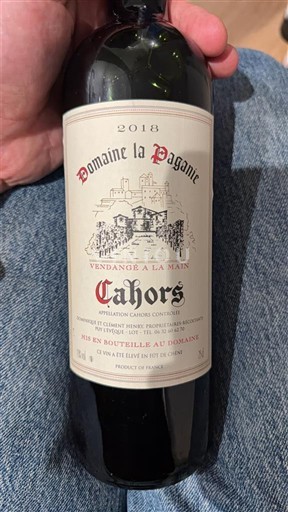 South West Cahors Domaine La Paganie 2018