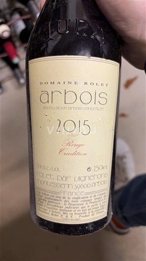 Jura Arbois Domaine Rolet Rouge Tradition 2015