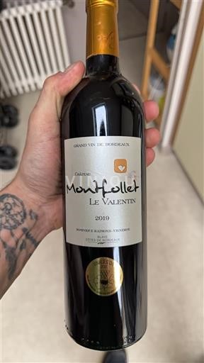 Bordeaux Blaye-Côtes-de-Bordeaux Château Montfollet Le Valentin 2019