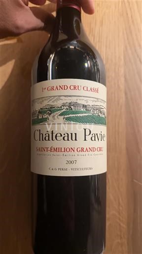 Bordeaux Saint-Émilion Grand Cru Grand Cru Château Pavie 2007