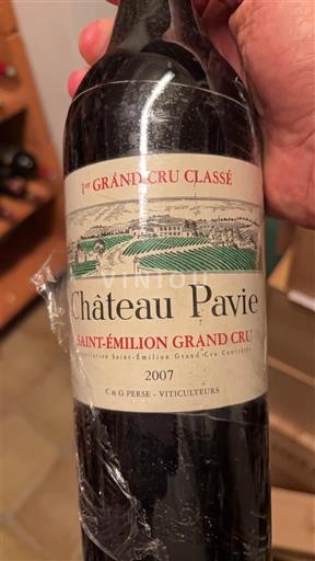 Burdeos Saint-Émilion Gran Cru Grand Cru Château Pavie 2007