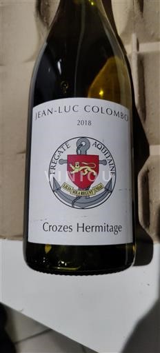 Vallée du Rhône Crozes-hermitage Jean-Luc Colombo Frégate Aquitaine 2018