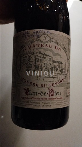 Rhônen laakso Määrittelemätön Château Mourre du Tendre Plan-de-Dieu 2020