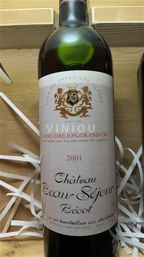 Bordeaux Saint-Émilion Grand Cru Grand Cru Château Beau-Séjour Bécot 2001