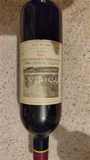 Bordeaux Pauillac Grand Cru Château Duhart Milon 2002
