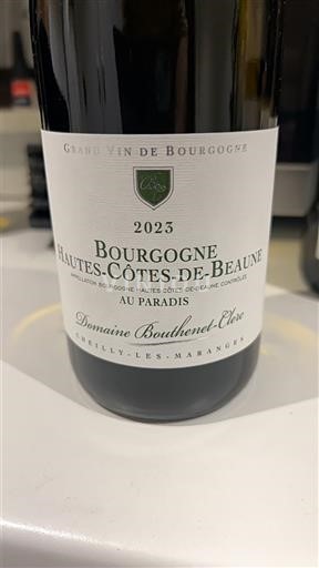 Bourgogne Ikke specificeret Domaine Boudhennet-Clerc Au Paradis 2023