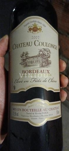 Bordeaux Château Coulongue 2007
