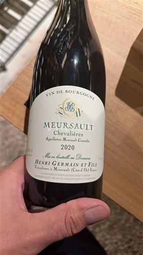 Borgoña Meursault Henri Germain et Fils Chevalières 2020