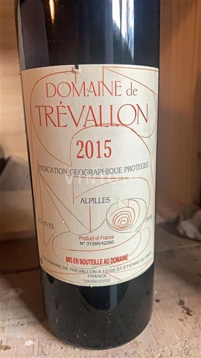 Alpes e regiões Ródano Alpilles Domaine Trévallon 2015