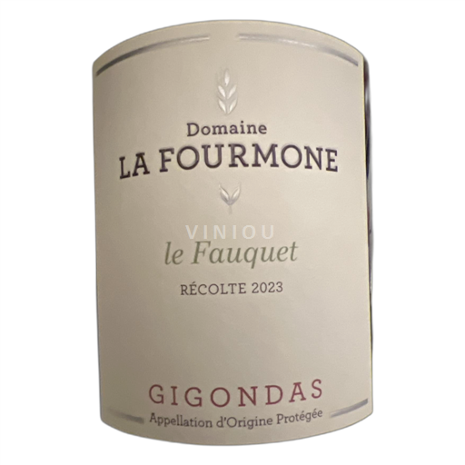 Rhône Valley Gigondas Domaine La Fourmone le Fauquet 2023