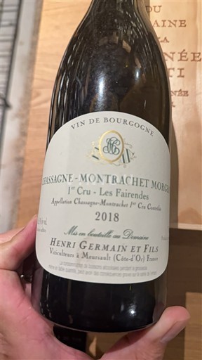 Borgoña No especificado Premier Cru Henri Germain et Fils Les Fairendes 2018
