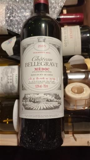 Bordeaux Médoc Château Bellegrave 2015