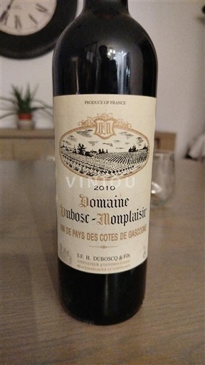 Southwest Not Specified Domaine Dubosc-Monplaisir 2010