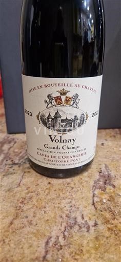 Burgundi Volnay Caves de l'Orangerie Grand Champ 2023