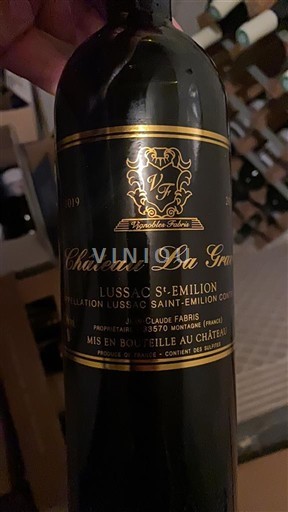 Bordeaux Lussac-saint-émilion Château La Grave 2019