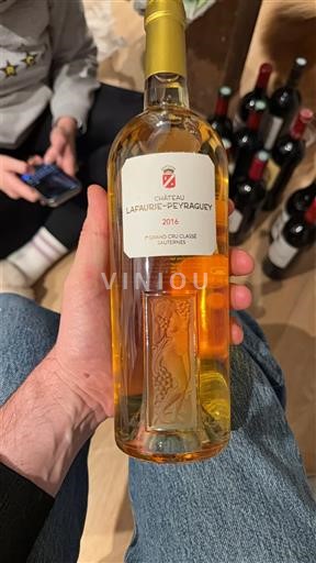 Bordeaux Sauternes Premier Cru Classé Château Lafaurie-Peyraguey 2016
