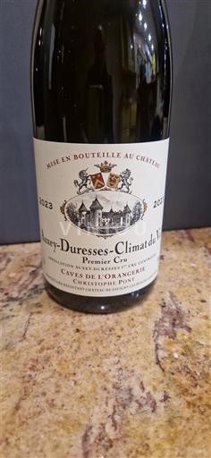 Burgundi Auxey-Duresses Premier Cru Caves de l'Orangerie Climat du Val 2023