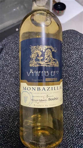 Sudoeste Monbazillac Maison Johanes Boubée Réserve 2017