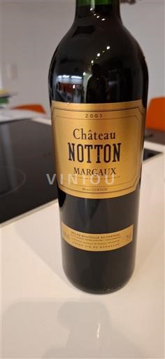 Bordeaux Margaux Château Notton 2001